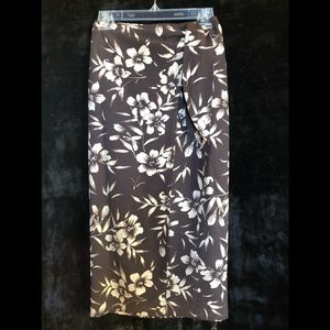 Ann Taylor Hawaiian Wrap-Around Silk Skirt Sz 2P